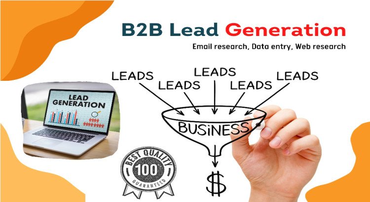 I will  provide b2b lead generation email research, data entry