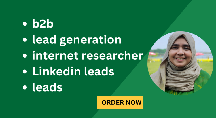 I will help you by providing LinkedIn Lead Generation only for $2 hours.