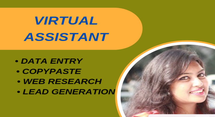 I will help you by providing virtual assistant like data entry and similar task only for $2 hours.