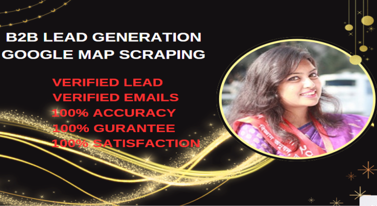 I will do google map scraping, b2b lead generation, web scraper