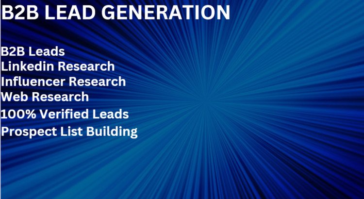 I Will Build a Targeted Contact List and Provide B2B Lead Generation Services