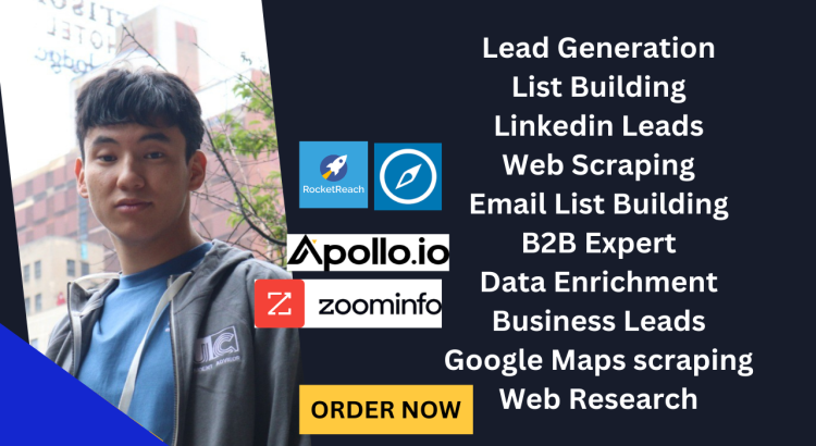 I will help you by providing virtual assistant and  B2B lead generation only for $2 hours.