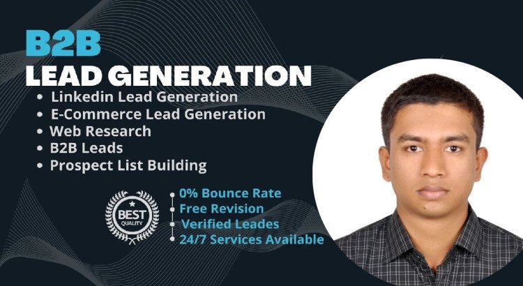 I offer assistance with lead generation, email list building, and similar tasks for just $2 per hour