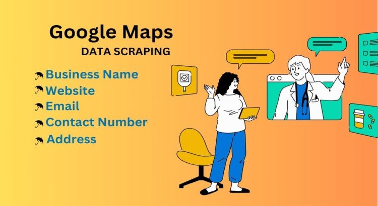 I will extract B2B data from Google Maps for lead generation