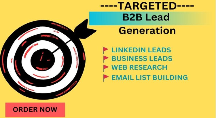 I will offer B2B lead generation, web research, and data enrichment services