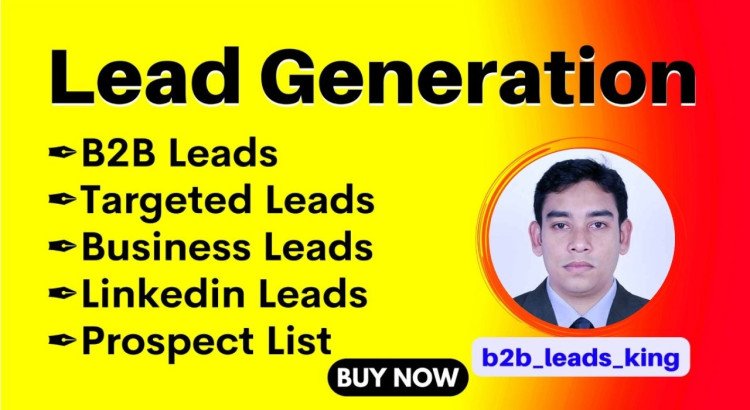 I will do b2b lead generation and targeted lead generation,