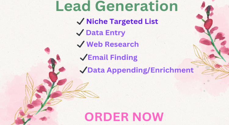 I will do b2b lead generation, linkedin leads, and data enrichment only for $2 hours