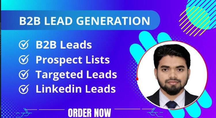 I offer B2B lead generation, LinkedIn lead sourcing, and email list building services.