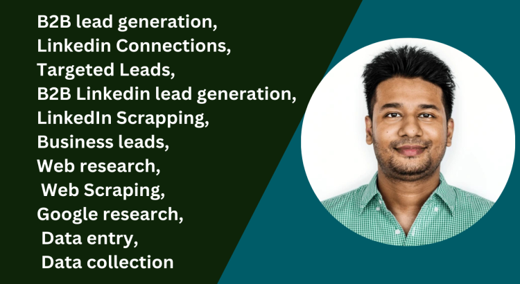 I will help you by providing B2B Lead Generation and LinkedIn Email Sourcing only for $2 hours.