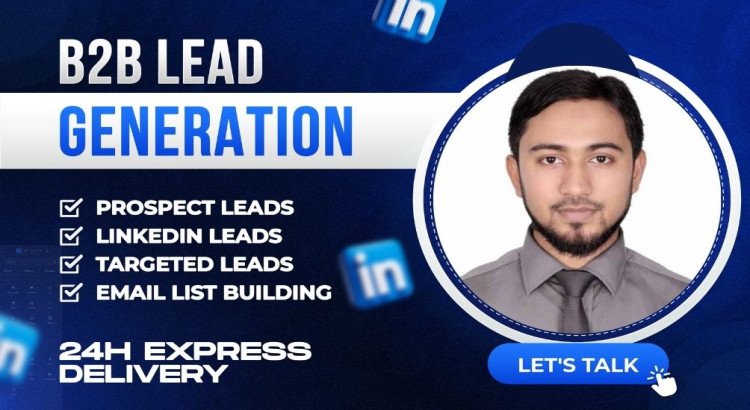 I specialize in B2B lead generation, LinkedIn lead sourcing, list building, and email list creation.