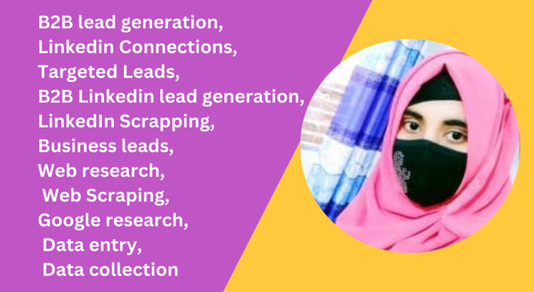 I will help you by providing Bulk Email Lists and B2B Lead Generation only for $2 hours.