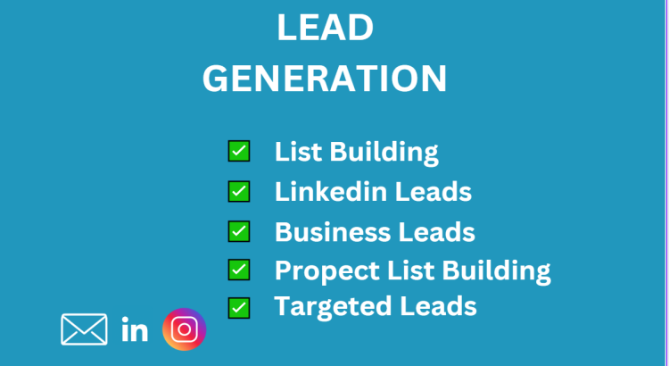 I will provide B2B Business Lead Generation and Web Research services to help you grow your business
