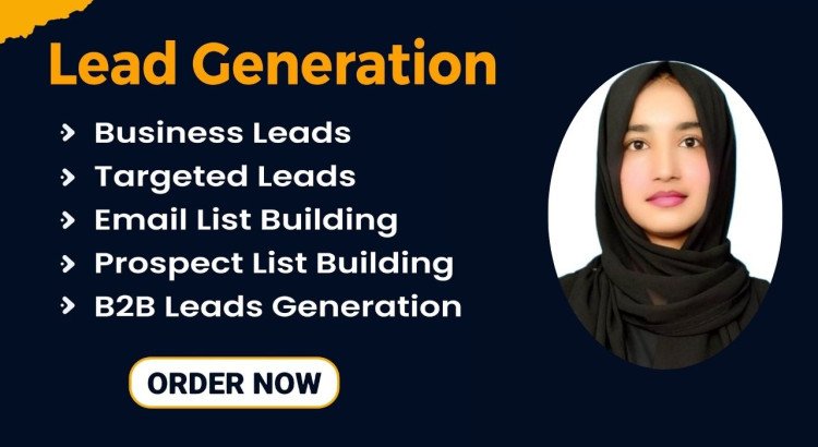 I will b2b lead generation, linkedin lead generation, business leads and lead list.