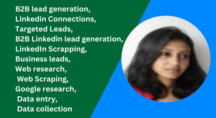 I will help you by providing LinkedIn Lead Generation and Data Visualization only for $2 hours.