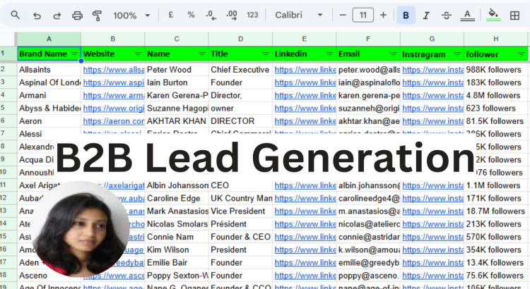 I will help you by providing Targeted Lead Generation and Data Manipulation only for $2 hours.