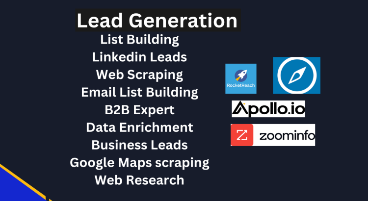 I will help you by providing Data Manipulation and B2B Lead Generation only for $2 hours