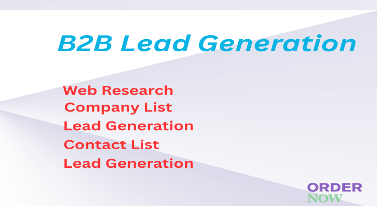 I will be your virtual assistant for lead generation and list building