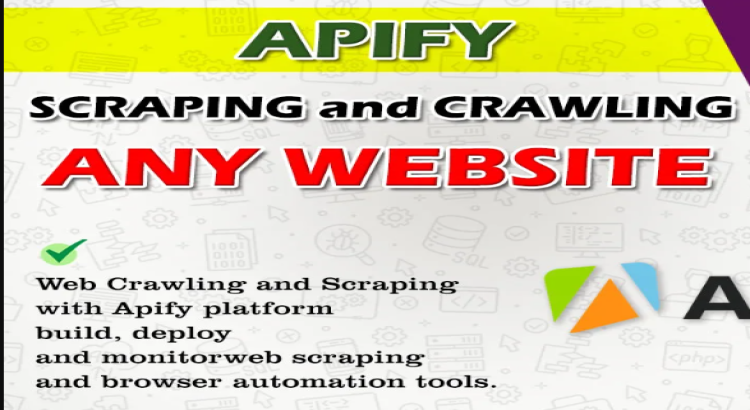 I will do scraping and crawling with apify