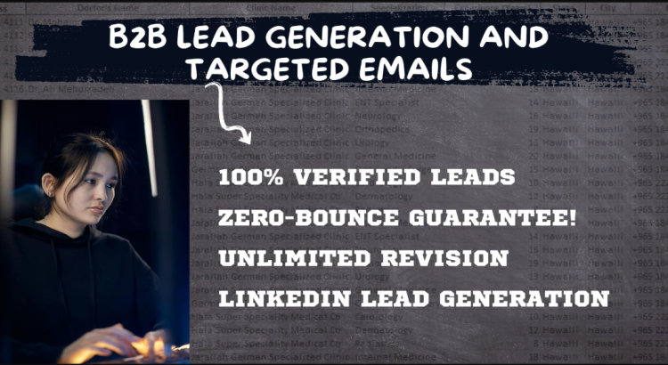 I will offer b2b lead generation services for any industry