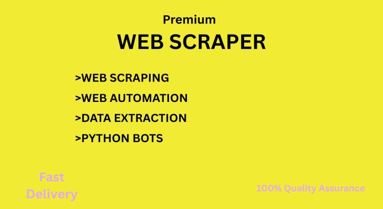 I will extract and mine data through web scraping