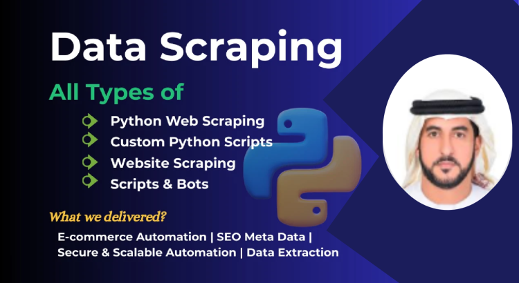 I Will Do Python Web Scraping, Data Extraction, and Data Mining Professionally