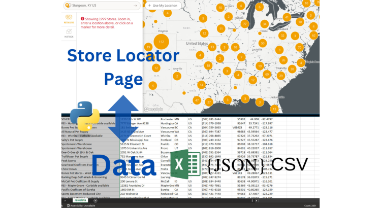 I will scrape any online map for address data