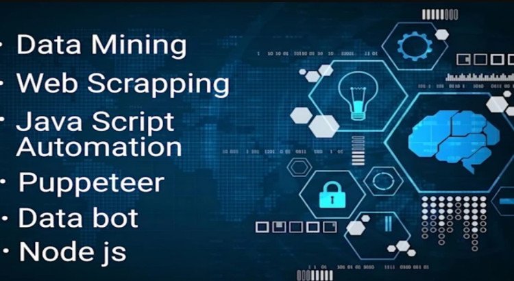 I will do web scraping with nodejs, puppeteer js, puppet.