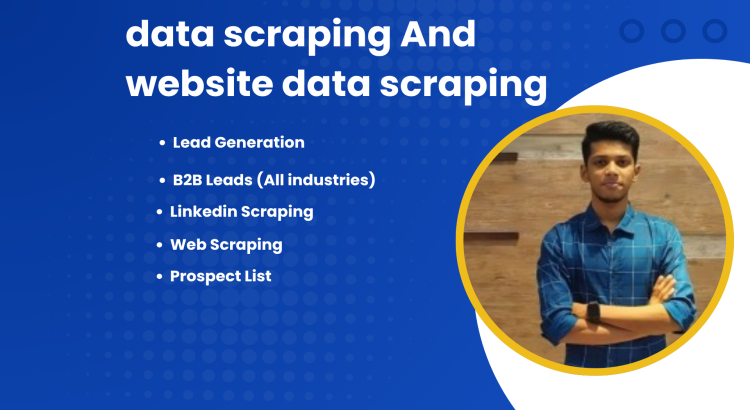 I will do data mining and web scraping