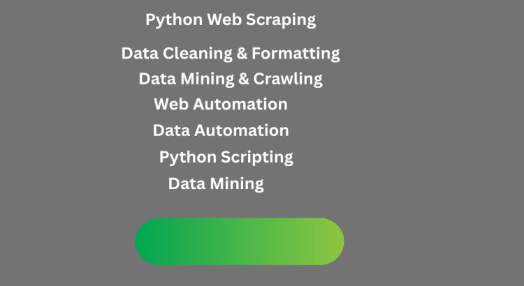 I will build custom Python automation scripts for data extraction and mining.