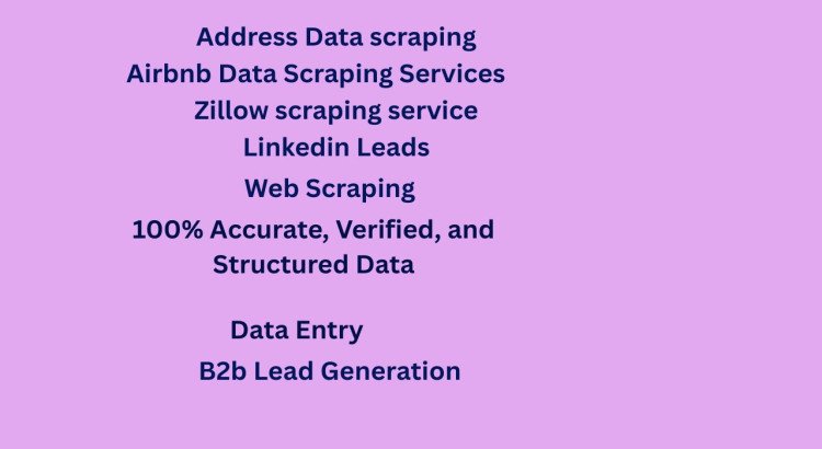 I will collect address and location details from any website using Python.