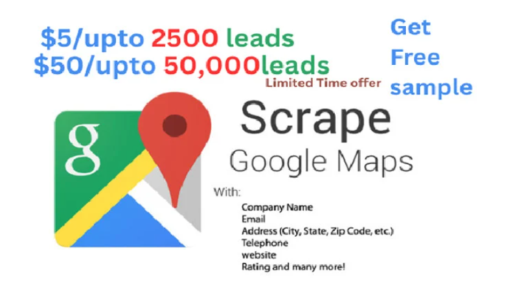 I will help you by providing Google Maps data scraping