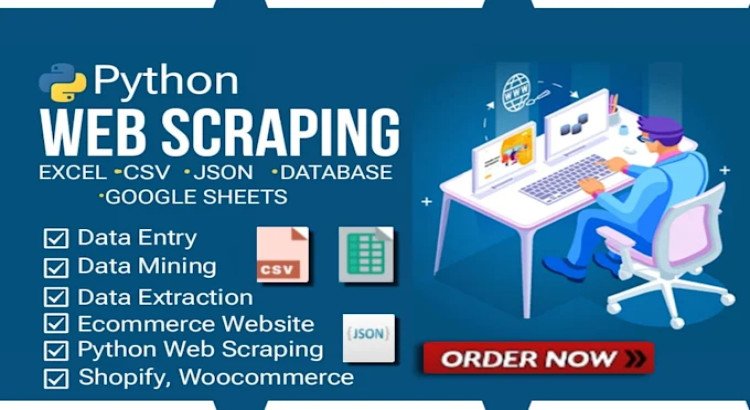 Comprehensive Python solutions for web scraping, data mining, and extraction.