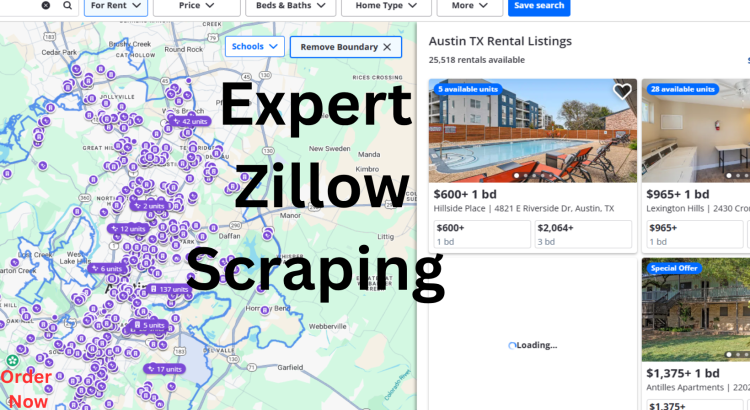 I will extract Zillow real estate agent listings with contact details