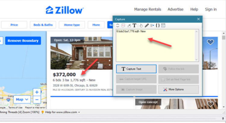 I will scrape Zillow for property and agent data to generate leads