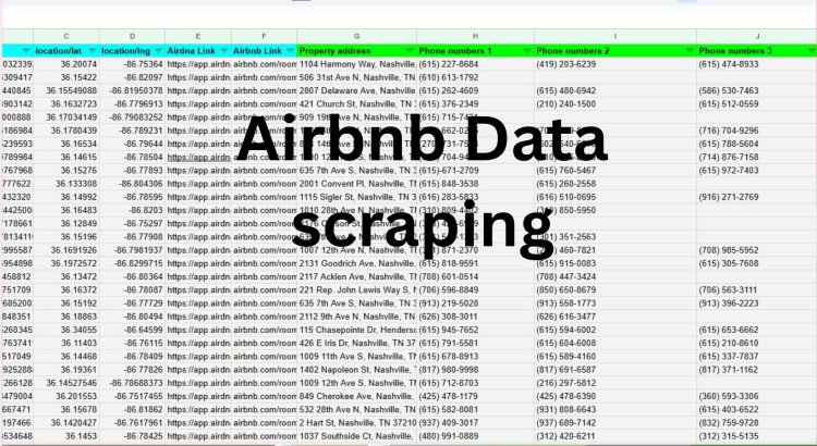 I develop efficient Python tools for Website and Airbnb Data Scraping with structured data output.