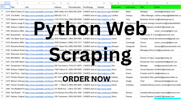 I develop Python-based scrapers to collect and structure data in a clean, organized format.