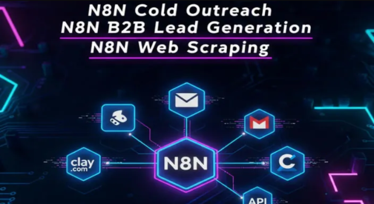 I will be n8n cold outreach, n8n b2b lead generation, n8n web scraping, using claycom