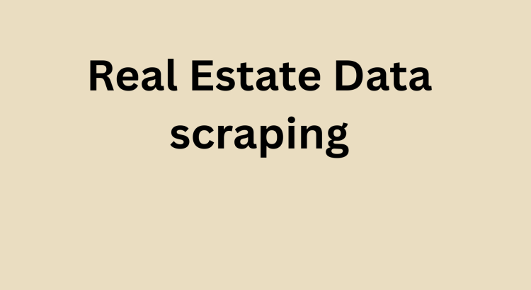 I provide Python web scraping, quality data extraction, and real estate data scraping.