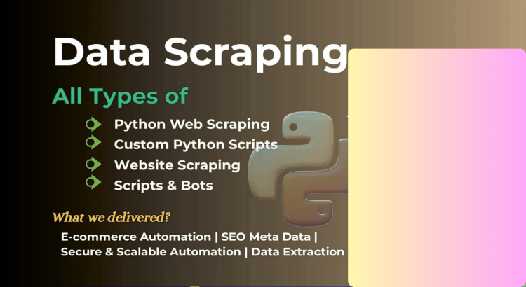 I develop Python automation for web scraping, data extraction, and address data scraping.