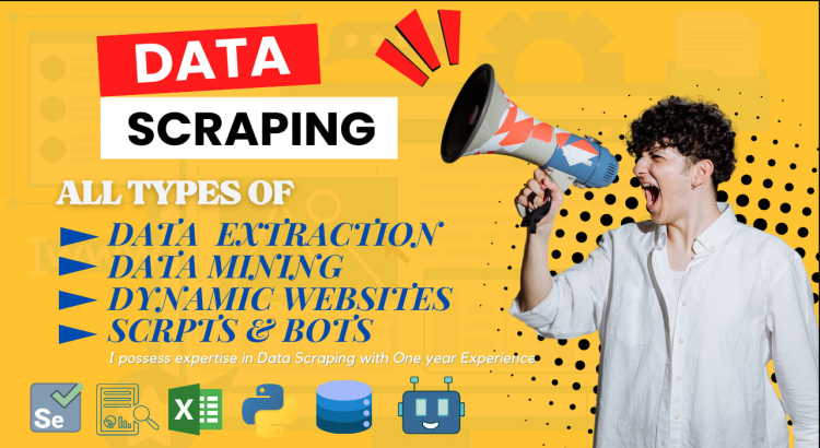 I will perform Python web scraping and data extraction from any website