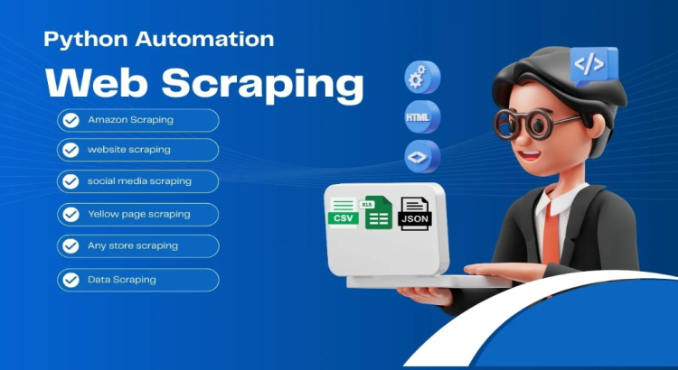 I will do web scraping, data scraping, and data extraction using python