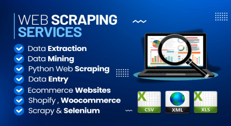 I will do web scraping, data mining, data collection, and data entry.