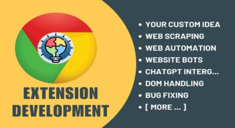 I will develop chrome extension, web automation bot, data scraper