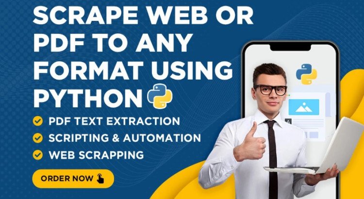 I will pdf extraction, web scraping, and automation