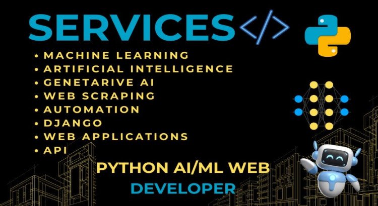 I will code python scripts, web scraping, automation, ai, machine learning, API, ml, dl