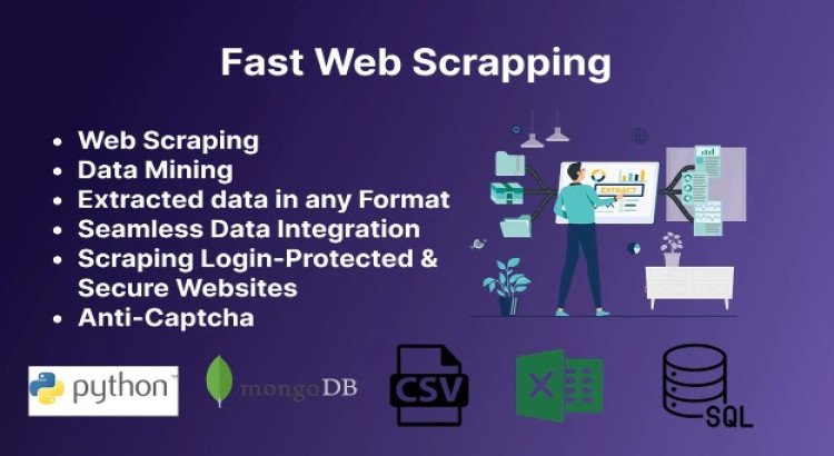 I will do web automation, scraping and data mining from any website.