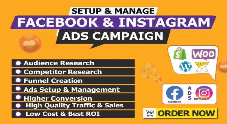 I will be your meta facebook ads campaign manager for sales lead, fb ads media buyer