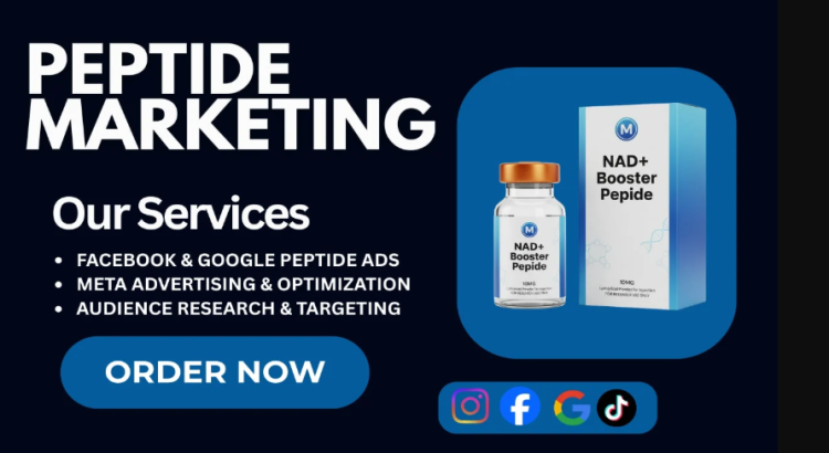 I will be your peptide marketing expert for facebook ads, google ads