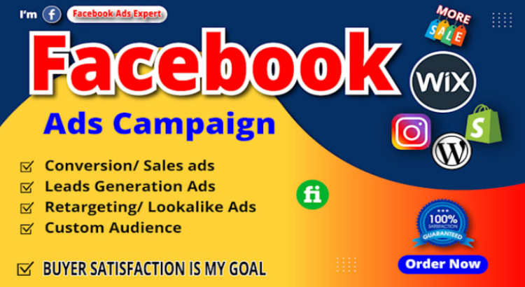 I will setup facebook ads campaign, instagram ads, meta ads, fb marketing, advertising.