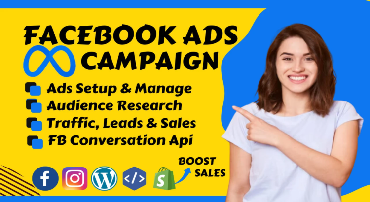 I will setup facebook ads campaign